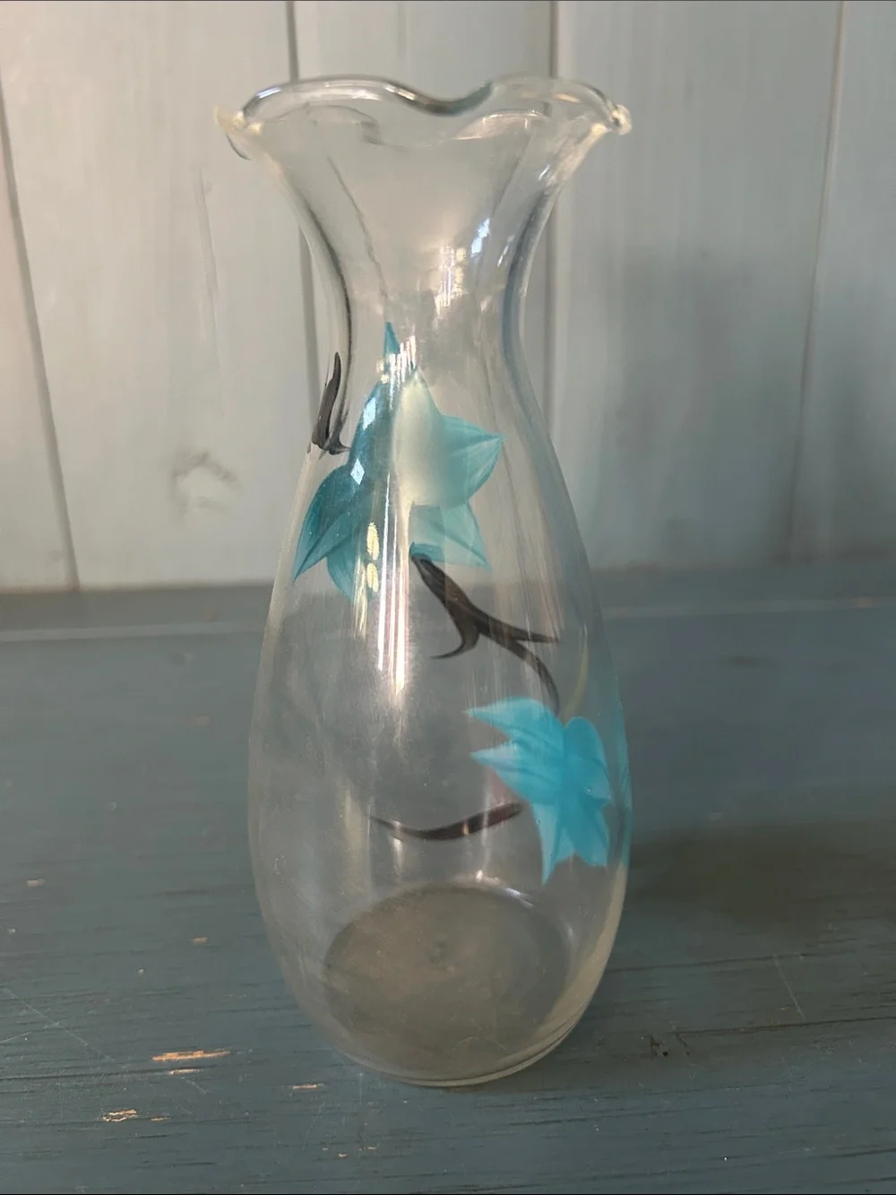 Anchor Hocking hand painted